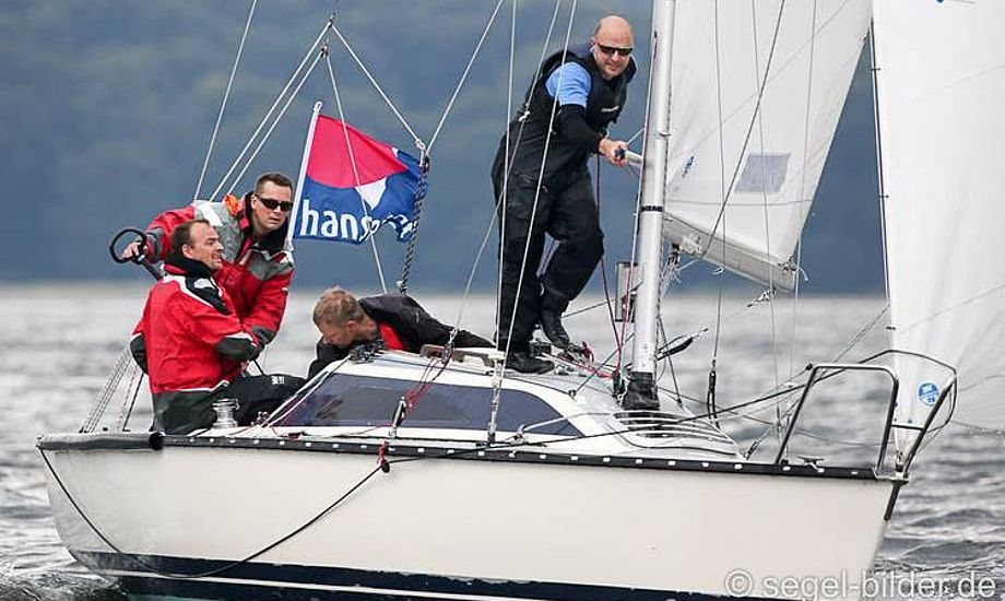 8 tyske og 3 danske både deltog i weekendens stævne. Foto: segel-bilder.de