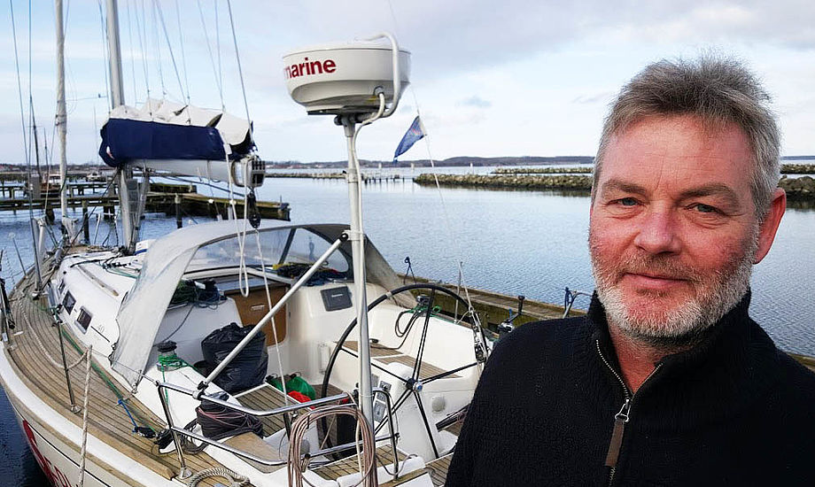 Allan Røhr har arbejdet mange år i bådbranchen og har før solgt Beneteau-både i Ishøj blandt andet. Nu fikser han både på havnen i Kerteminde. Foto: Troels Lykke