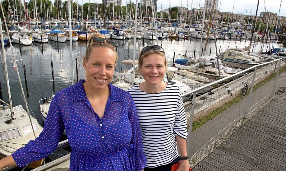 Josefine Boel Rasmussen og Henriette Koch drømmer om at fastholde kvinderne i sejlsportsmiljøet. Foto: Sejlsportsligaen