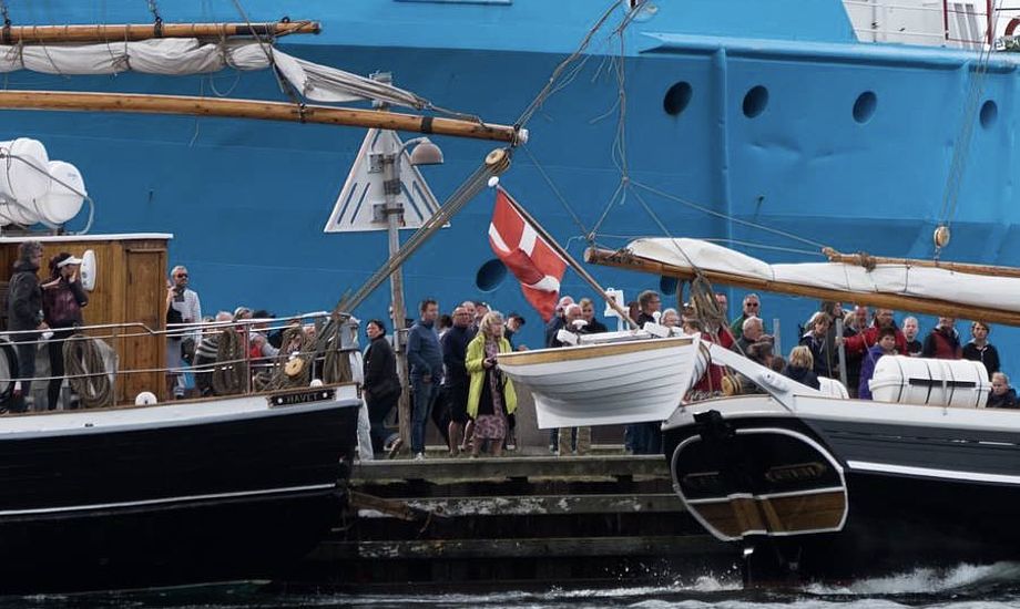 Havets skipper sad på toilet, da hans skib blev påsejlet. Foto: Søren Stidsholt Nielsen, Søsiden, Fyns Amts Avis