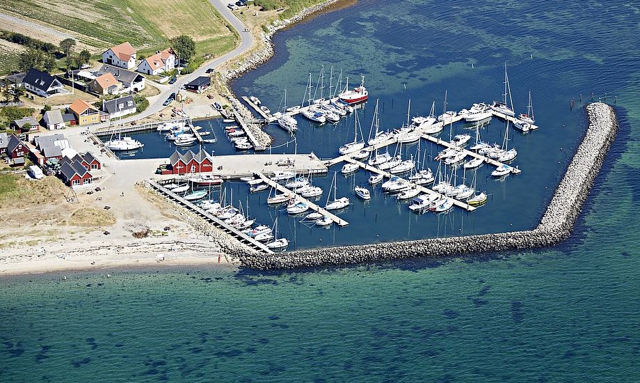 Omkring Mårup Havn er hyggelige småhuse, strand og flot natur. Foto: Privatfoto
