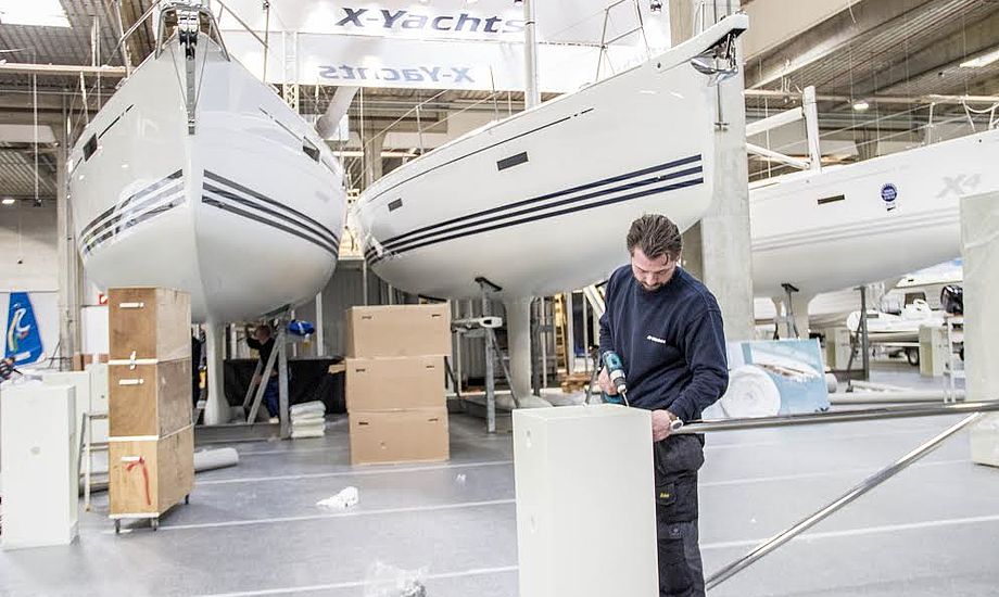 Også hos X-Yachts var der gang i forberedelserne. Haderslev-virksomheden viser den nye X4, som repræsenterer den nye cruising-linje, samt Xc 38 og Xp 38.