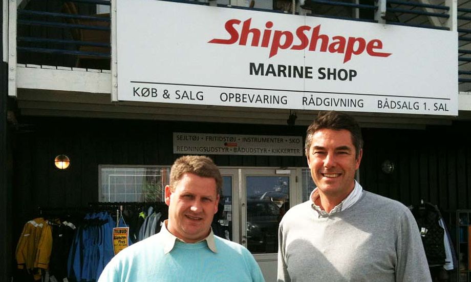 Bo Ebsen, tv., med Martin Rasmussen, ejer af ShipShape.