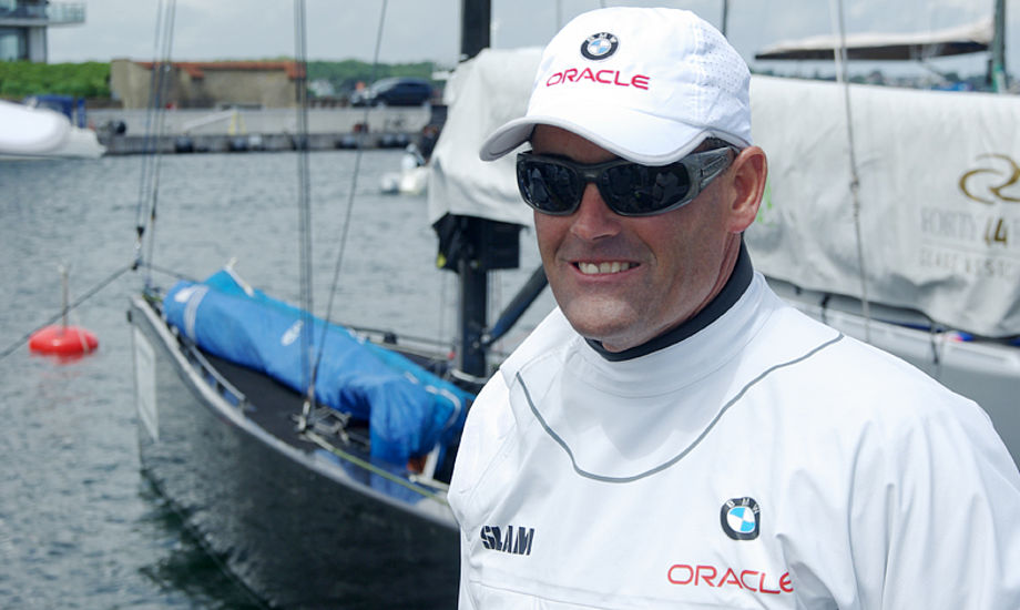 Russell Coutts i København, hvor han talte varmt om flerskrogsbåde til minbaad.dk og det kom til at holde stik. Foto: Troels Lykke