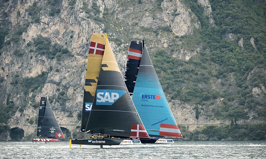 Det danske SAP-team er en del af den udfordrende Extreme Sailing Series, hvor i alt syv teams stiller til start. Foto: PR-foto