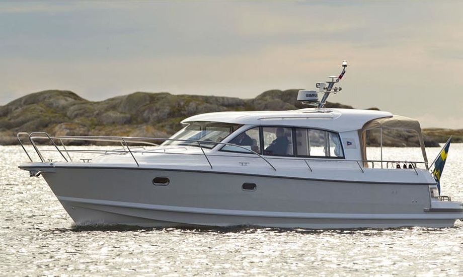 Nimbus 365 coupe blev kåret som European Power Boat of the year i januar 2012. Foto: nimbus.se
