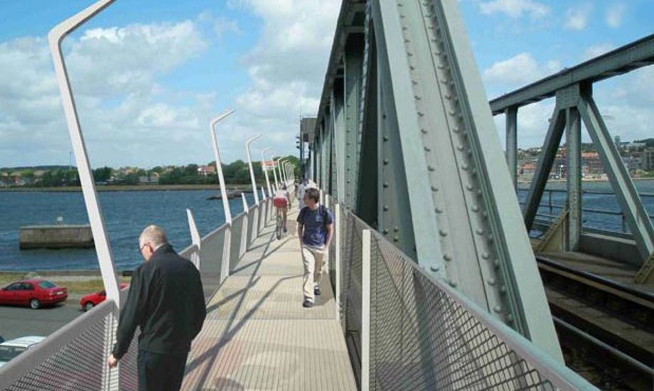 Arbejdet med Jernbanebroen ved Aalborg trækker ud. Foto: Arkivfoto