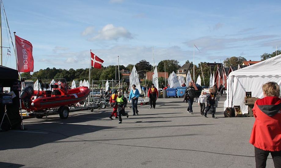360 sejlere havde indtaget Skælskør til årets Harboe Cup. Foto: Claus Møller Christensen.