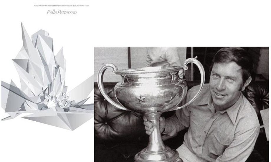Foto: Pelle Petterson kalder sit VM-guld i Starbåd i 1969 kronen på sin sejlarkarriere. Foto: svensksegling.se