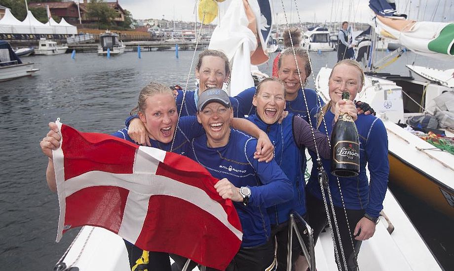 Holdet består af Tine Kjærgaard, Christel Teglers, Louise Ulrikkeholm og Josefine Boel Rasmussen. Foto: Dan Ljungsvik/LWM