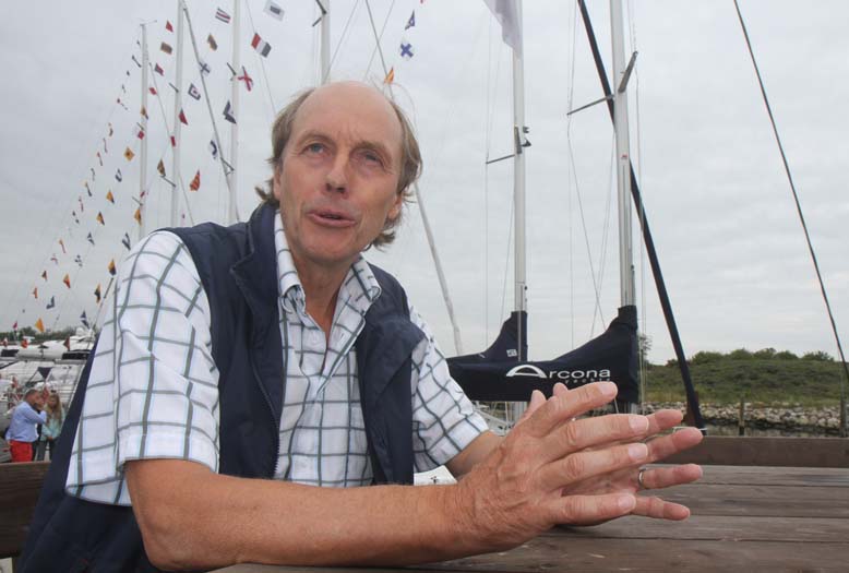 Stefan Qviberg har  designet de svenske Arona Yachts siden 1982. Foto: Troels Lykke
