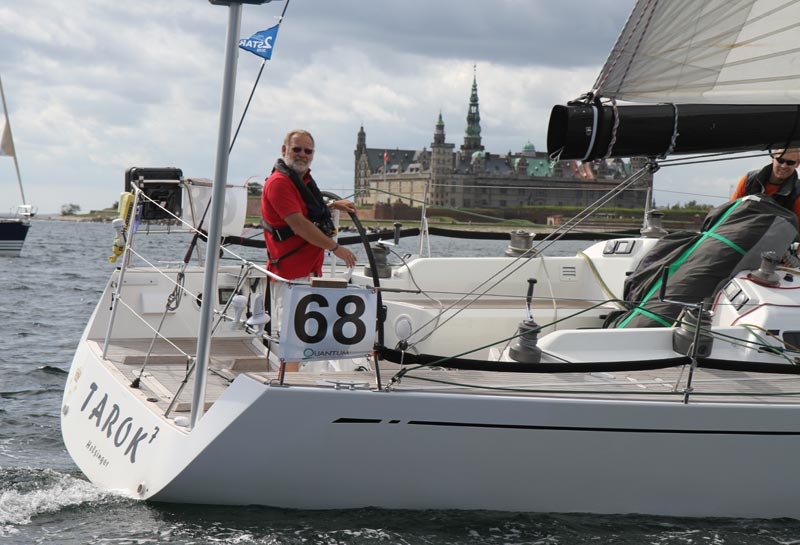 Erik Berth på Tarok er vinder af Danish BigBoat Series men ikke Baltic Circuit. Foto: Troels Lykk
