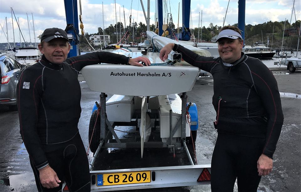 Bo Selko og Rasmus Knude kørte til Stockholm og sejlede 3. plads hjem i Starbåd. Flemming Sørensen og gast tog 9. plads. Privatfoto