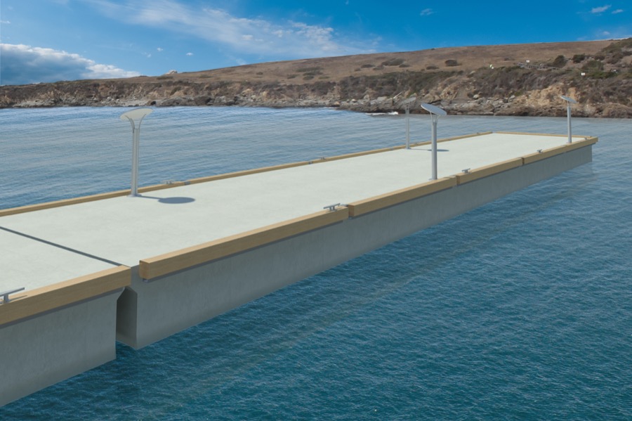 En 3 x 15 m bro koster kr. 59.995 ex. moms, og det er iflg. Peter Poulsen mindst 50 % under de billigste betonflydebroer fra udlandet