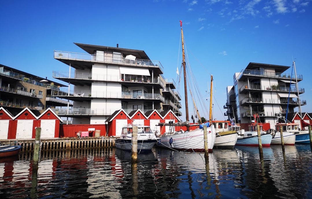 Der var masser af plads i Nyborg Marina, da minbaad.dk lagde til i juli måned. Foto: Troels Lykke