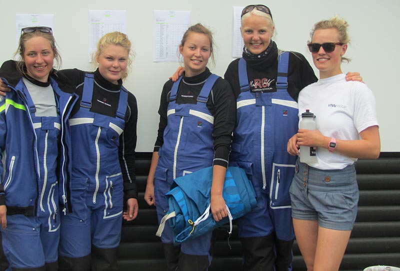 TeamXX fra venstre: Anette Viborg, Line Just, Joa Storebjerg, Karoline Klint og Anne-Julie Schütt. Foto: TeamXX
