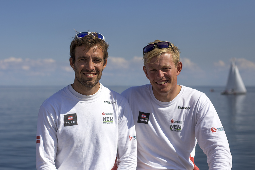 Peter Lang og Jonas Warrer ses her under VM i 2013. De to har vundet World Cup sammen.