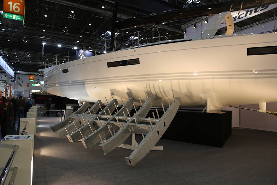 Danske X6 blev udstillet på boot i år, med en bundramme sat foran. Foto: Troels Lykke