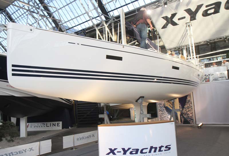 X-Yachts Xc 38 under Både i Bella. Foto: Troels Lykke