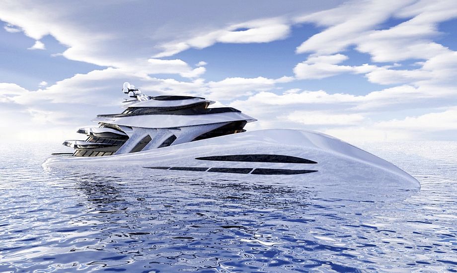 Yachten er omkring 14,5 meter bred. Foto: Expleo Design