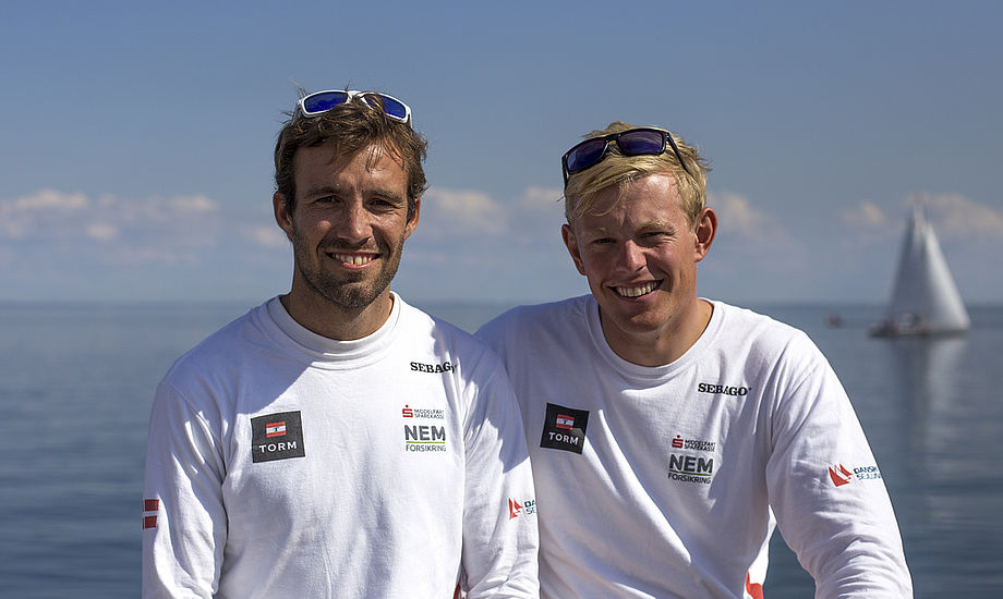 Peter Lang og Jonas Warrer ses her under VM i 2013. De to har vundet World Cup sammen.