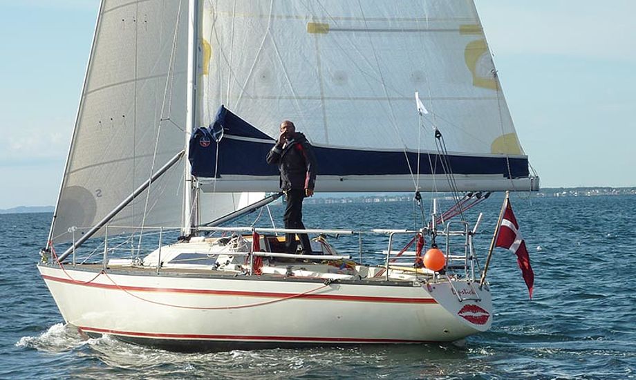 Erik Venøbo sejler også solo-sejlads i år i sin 34 fods båd, designet af Lars Olsen. Både Silverrudder og Sjælland Rundt skal sejles. Foto: Katrine Bertelsen