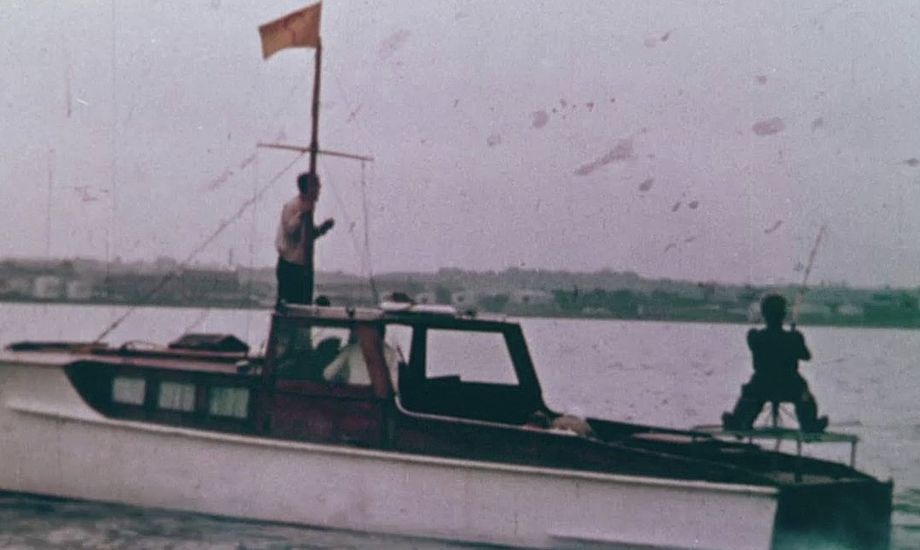 Der var mulighed for at fange store tun på Øresund i 50'erne.