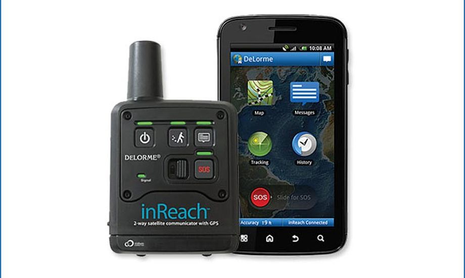 inReach kan kommunikere med Android-telefoner. Foto: delorme.com