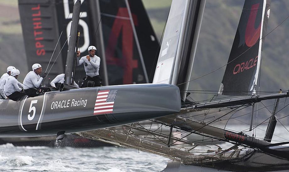Oracles Team Spitthill i Plymouth. Foto: Guilain Grenier/americascup.com