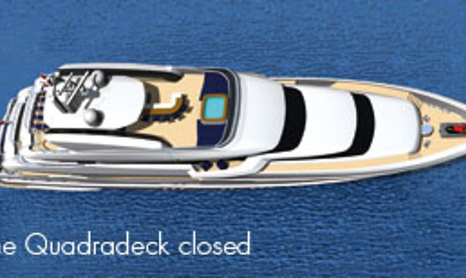 QuadraDeck 46 er fra Skagen. Den vises nu frem i Monaco Boat Show.