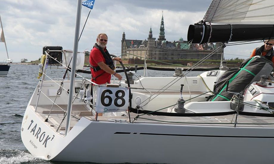 Erik Berth på Tarok er vinder af Danish BigBoat Series men ikke Baltic Circuit. Foto: Troels Lykk