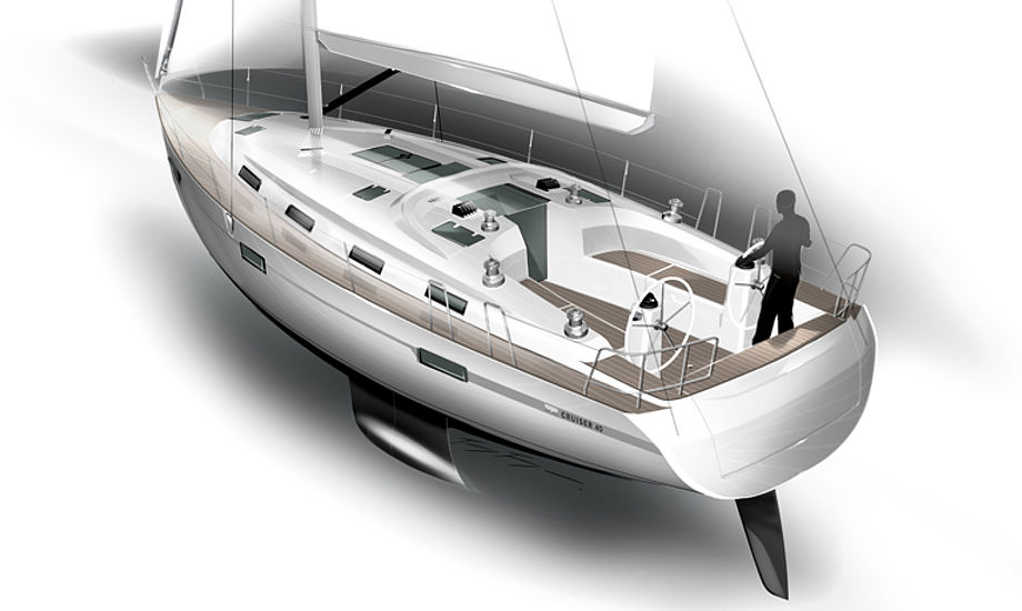 Baviara 40 er tegnet af Farr Yacht Design