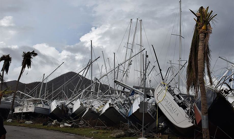 Det gik helt galt i Caribien også for danskere, der havde deres båd i området da orkanen kiggede forbi.