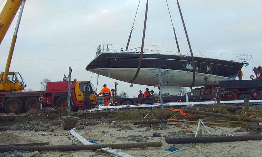 Der er endnu ikke overblik over, hvad skaderne på bådene løber op i. Foto: Svend Holmbo Sørensen/Topdanmark
