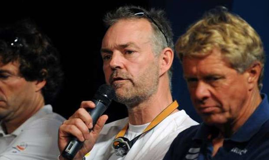 Stig Westergaard ses her i juli 2009 i Stockholm, hvor han sejlede den sidste distance i Volvo Ocean Race fra Stockholm til Skt. Petersborg med Vo 70eren Kosatka. Foto: Troels Lykke