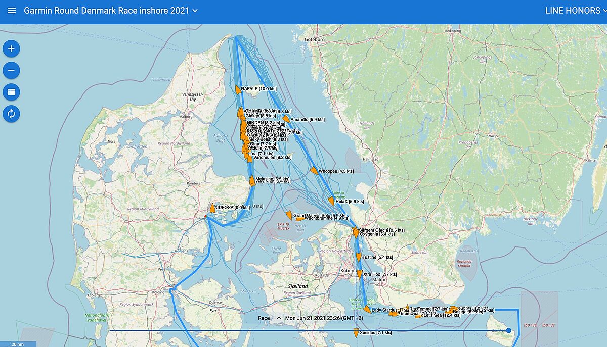 200 sejlere på 70 både er i fuld gang 650 sømil rundt om Danmark ...