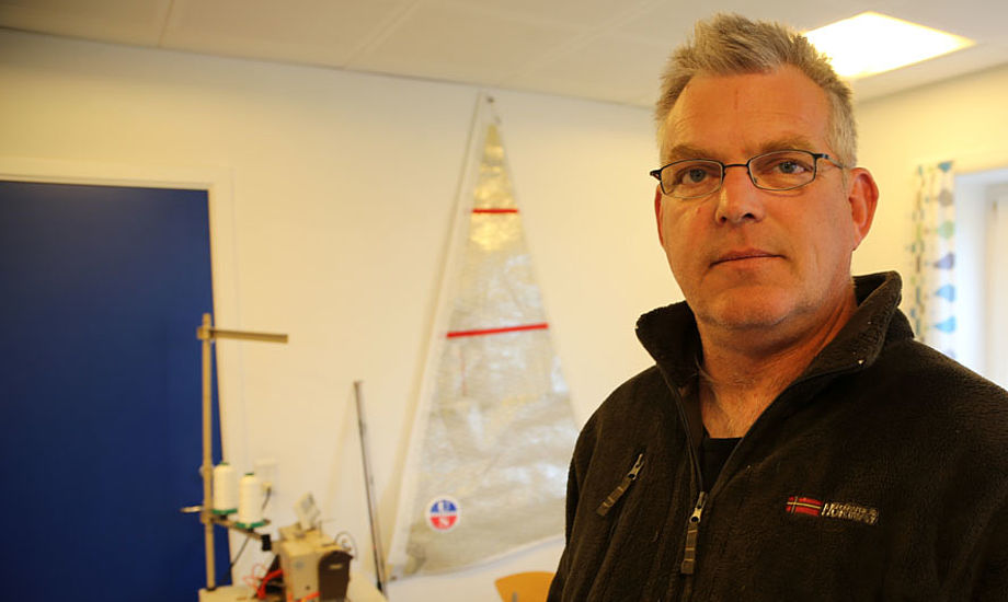 Lars Bo Poulsen har været sejlmager siden 1977. Siden 2006 har han drevet Ullman Sails i Aarhus. Foto: Troels Lykke