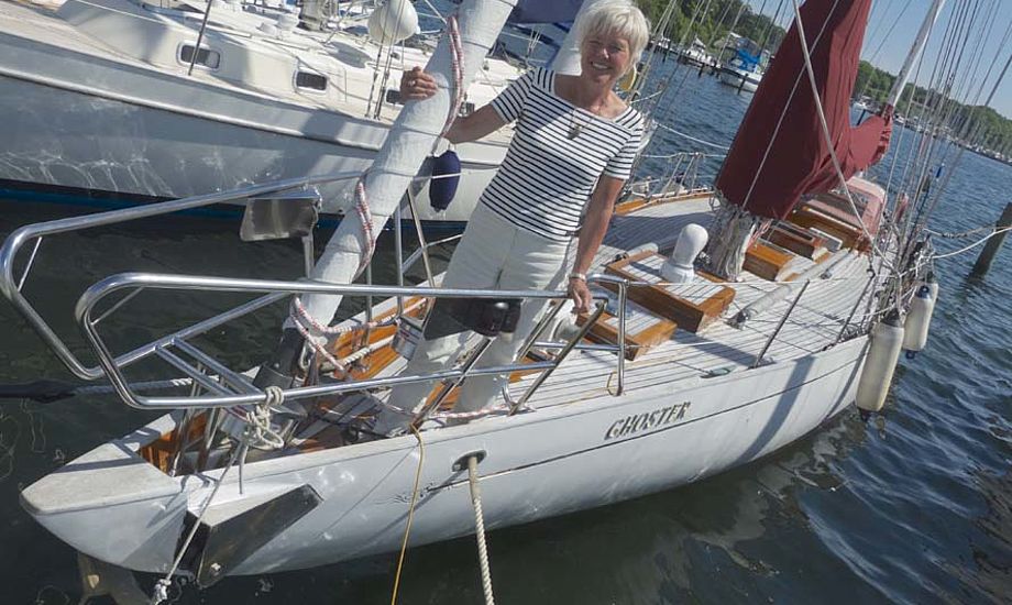 Ulla-Britt Lyman har nu solgt båden til en håndværksmester i Oslo. Foto: Søren Stidsholt Nielsen