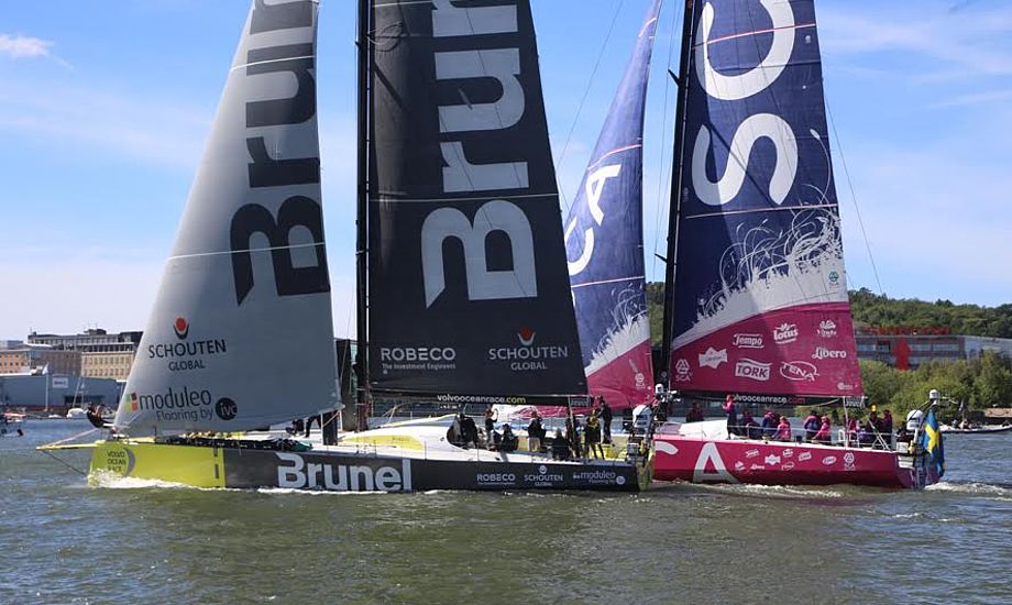 Brunel og SCA var begge sponsorer under sidste Volvo Ocean Race. Foto: Troels Lykke