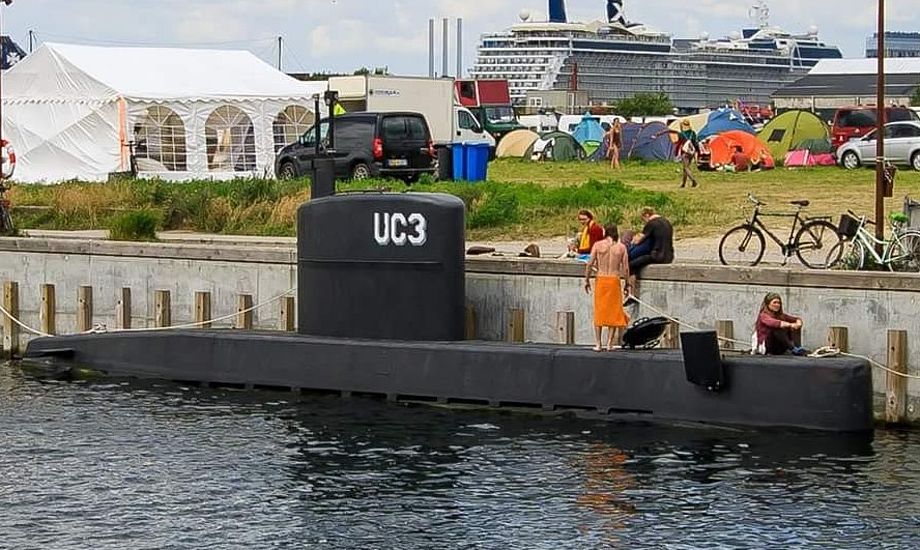 Sådan så U3 Ubåden ud for tre uger siden, da den lå i København. Foto: Anders Lindskog