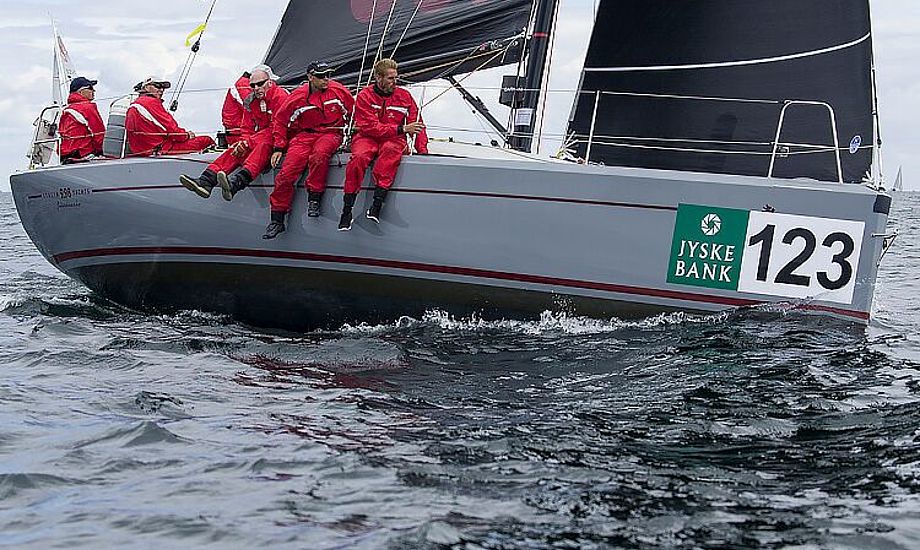 Det er især på læns at båden sejler fra konkurrenter. Her ses båden ved VM i Skovshoved i 2016, hvor den tog en 12. plads. Foto: Troels Lykke