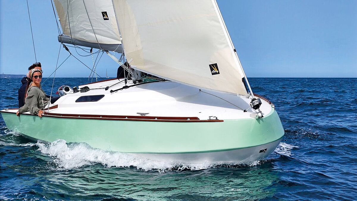 Mini Scow Verdier tegner usædvanlig mini-scow til tursejlere - Minbåd.dk