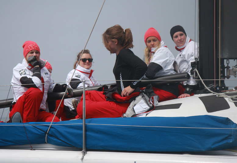 Kvindeholdet fra KDY ses her sidste år i Big Boat Challenge. Foto: Troels Lykke
