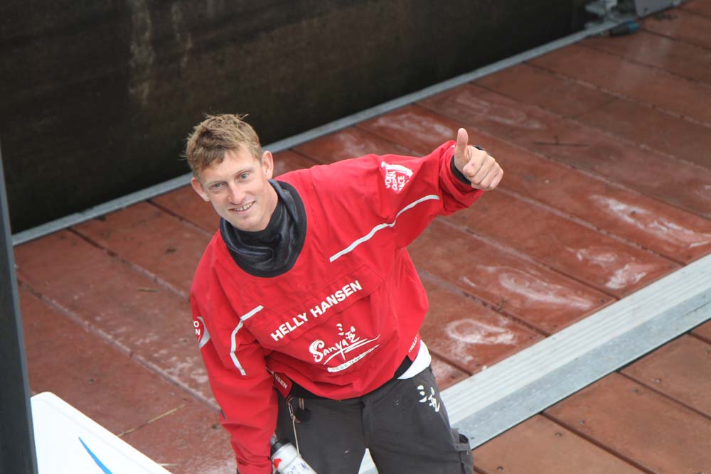 Martin Kirketerp sejlede blandt andet over Atlanten med Sanya. Her ses han i Galway. Foto: Troels Lykke