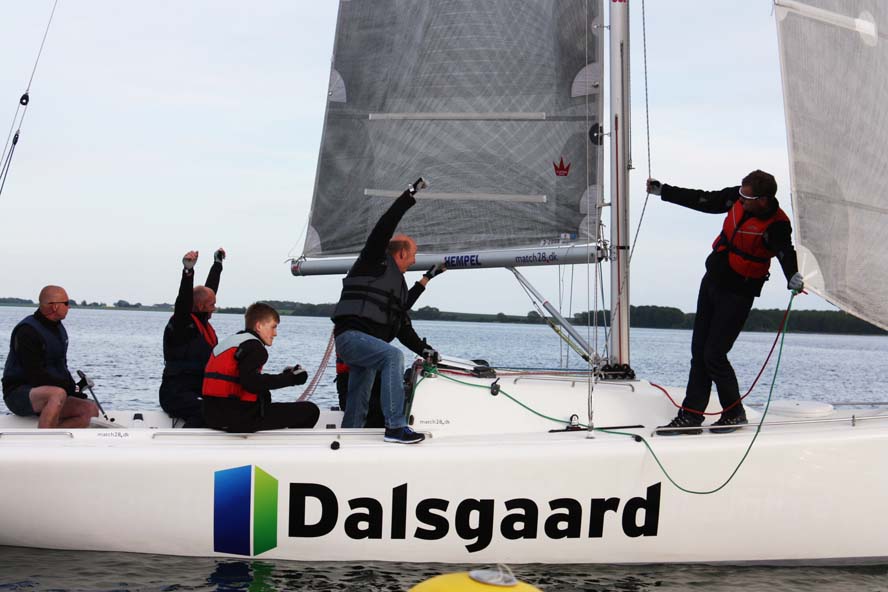 Profilering og aktivering er årsagen til at Dalsgaard Pavilloner nu sponsorerer en båd i Middelfart.