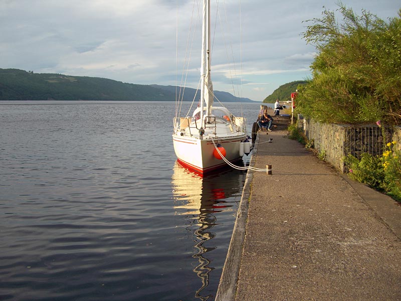 Foyers Pier ved Loch Ness