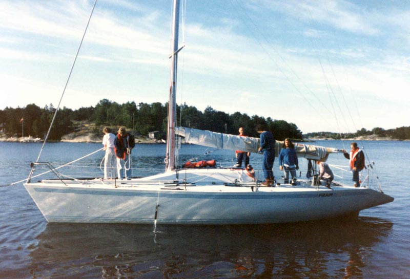 Fram X fra 1987 bygget af Farr-værftet. Foto: Farr Yacht design