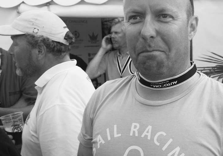Henrik Dahl under Big Boat Challenge, hvor minbaad.dk mødte den tidligere prof-sejler, der nu sælger Sail Racing. Foto: Troels Lykke