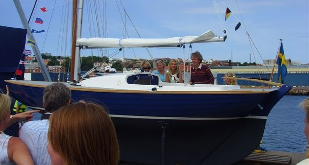 Nicanders båtvarv i Lysekil producerer Mini Folkebåden.