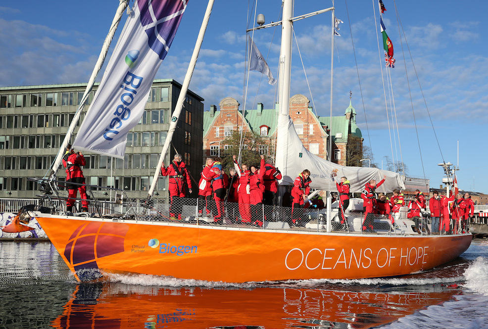 Oceans of Hope kom søndag til København efter 17 måneder på verdenshavene. Foto: Oceans of Hope